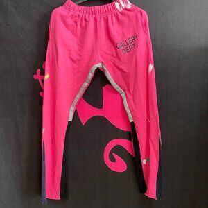 Gallery Dept Black Gray Blue And Pink Patchwork Sweatpants